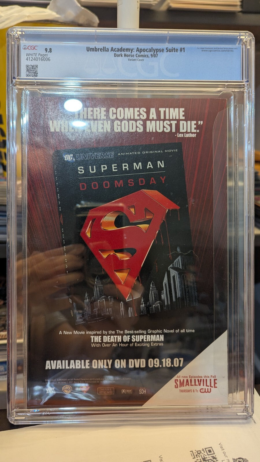 UMBRELLA ACADEMY APOCALYPSE SUITE #1 CGC 9.8 1:10 VARIANT