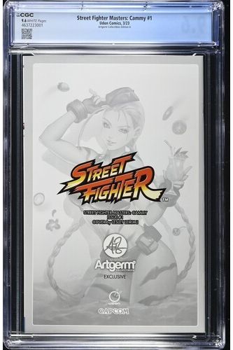 Street Fighter Masters: Cammy #1 Leirix Li Virgin Variant CGC 9.6 Artgerm Excl