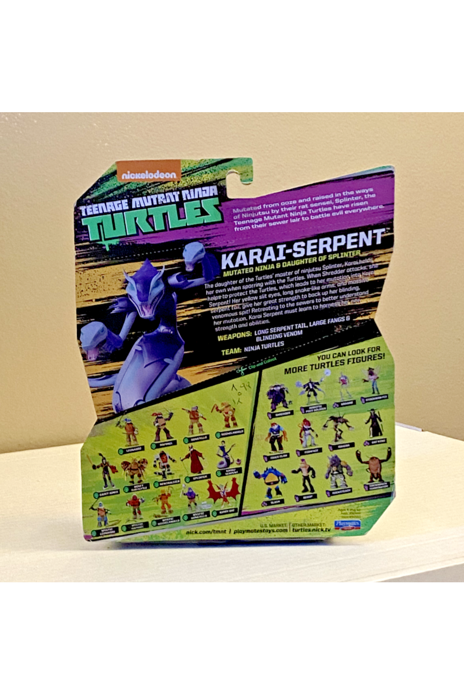 KARAI SERPENT - Teenage Mutant Ninja Turtles NEW Playmates Splinter's Daughter