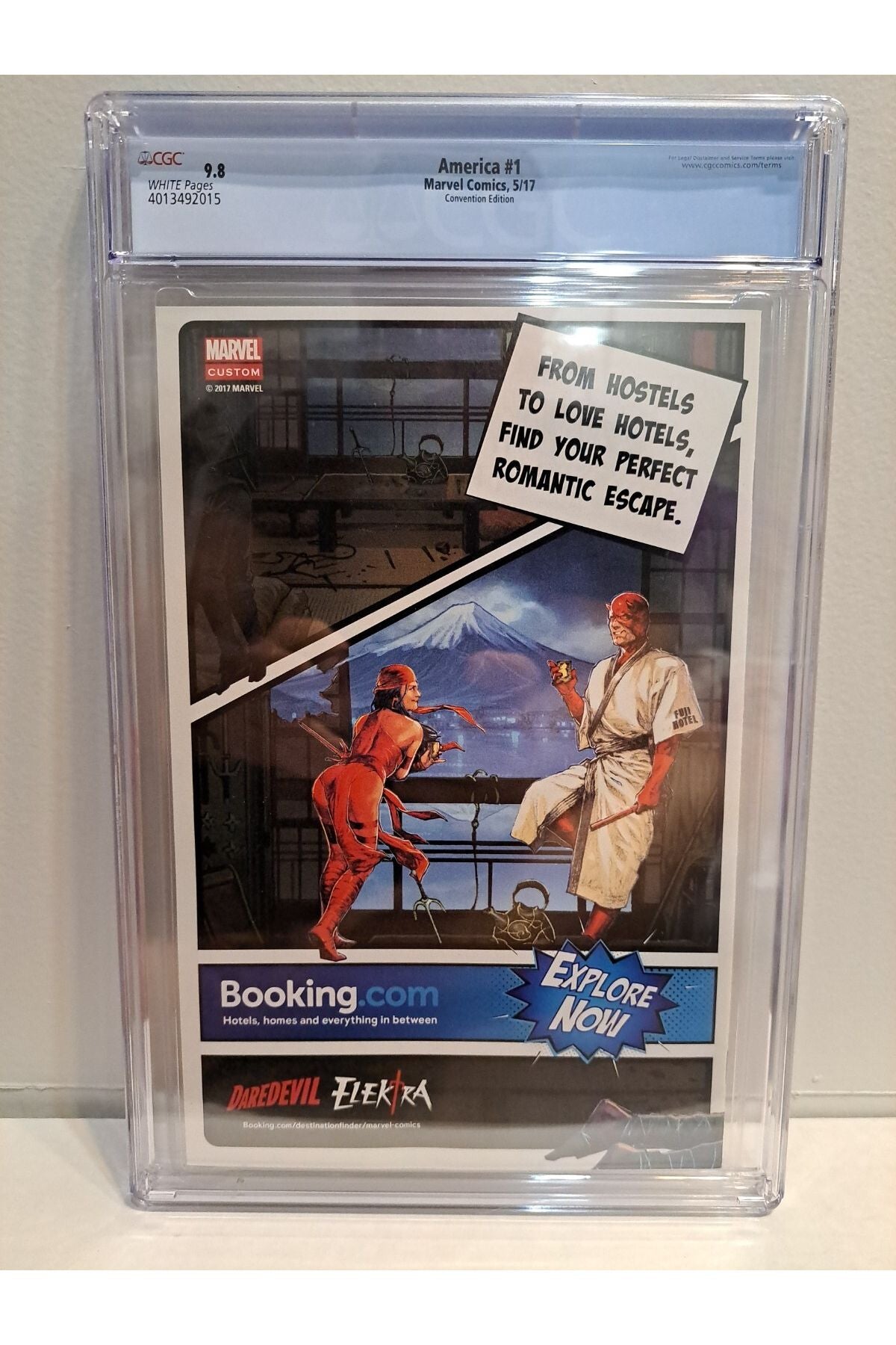 America 1 CGC 9.8 Variant Convention Edition Chavez Marvel Comics