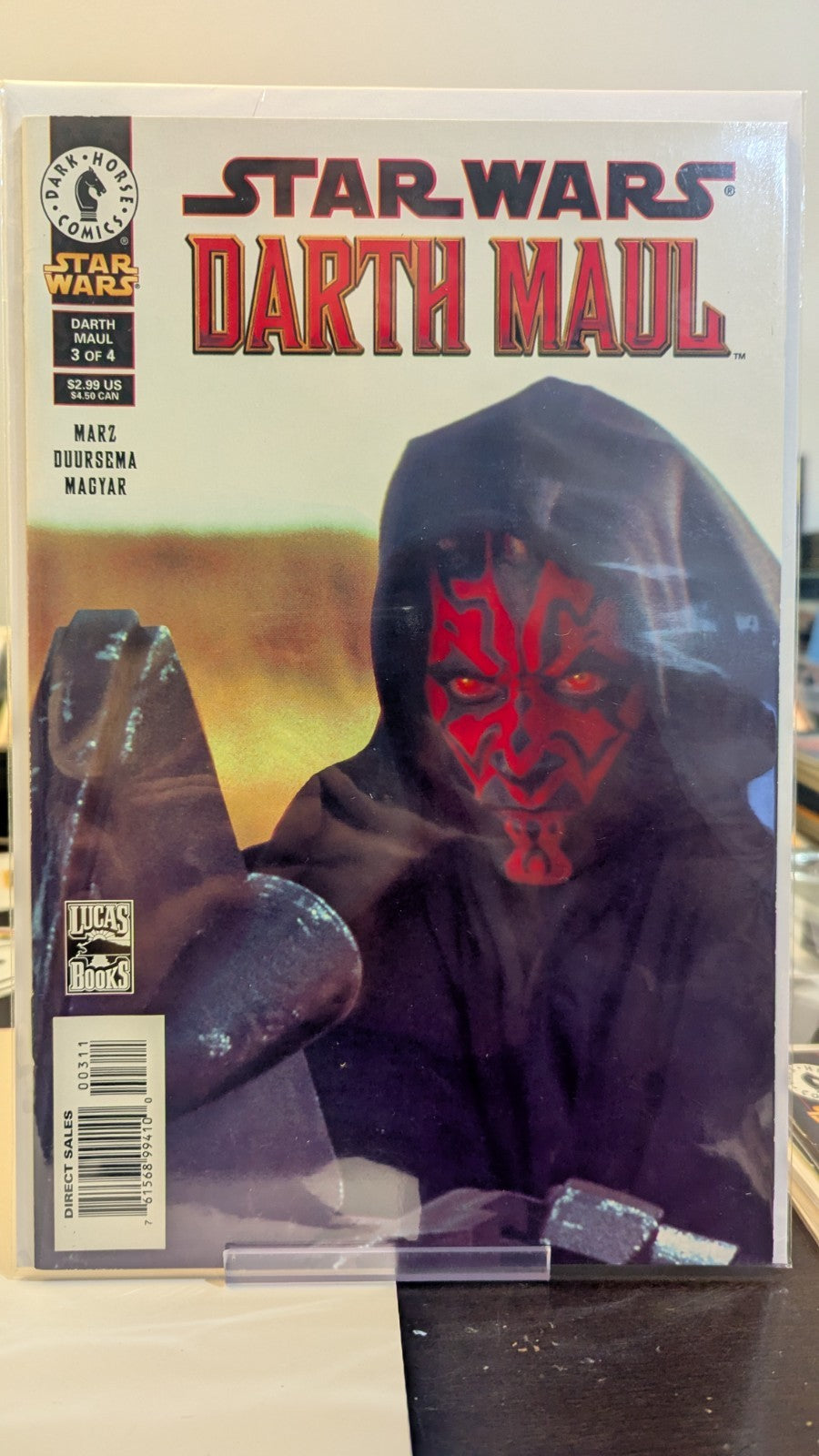 Star Wars Darth Maul comics lot #1A-4A + bonus #3B