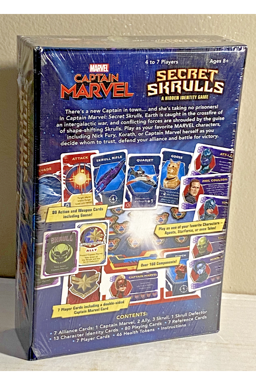Captain Marvel: Secret Skrulls - A Hidden Identity Strategy Card Game - NEW