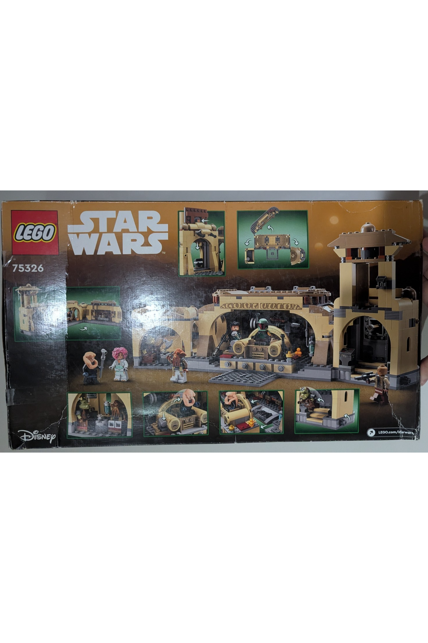 Lego Star Wars The Book of Boba Fett Set 75326 Boba Fett's Throne Room