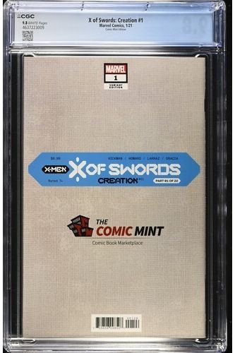 X of Swords: Creation #1 Peach Momoko Variant CGC 9.8
