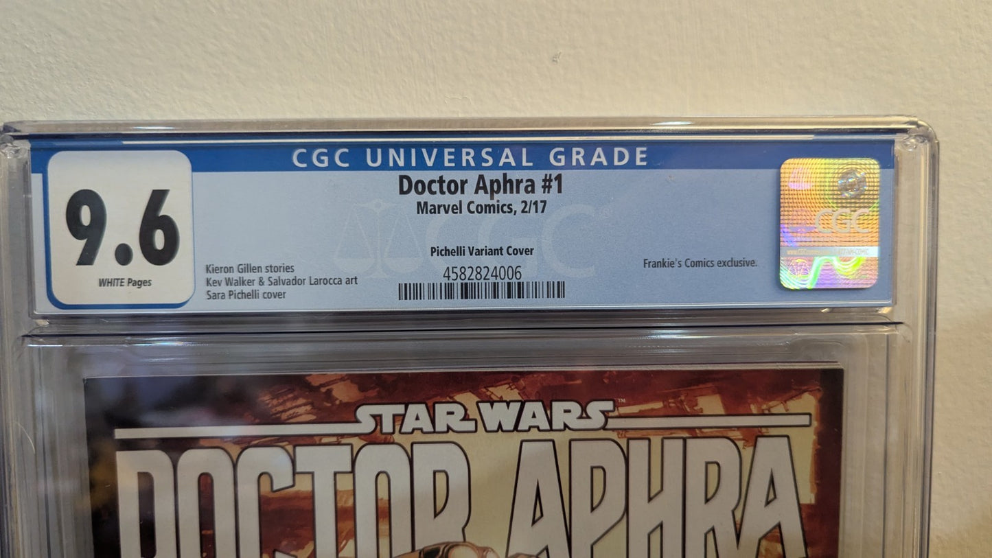 Star Wars Doctor Aphra #1 Sara Pichelli Variant CGC 9.6 #4582824006