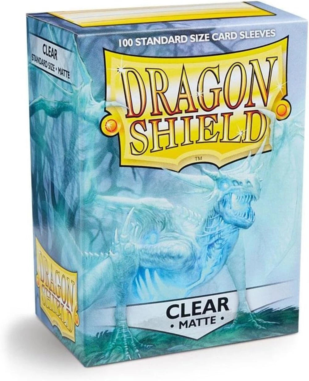 Dragon Shield Matte Clear Standard Size Card Sleeves (100ct)