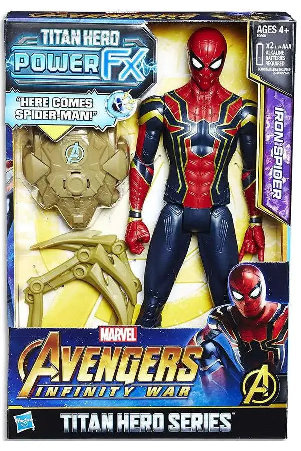 Marvel Avengers Infinity War Iron Spider-Man Titan Hero Series Power FX Action Figure