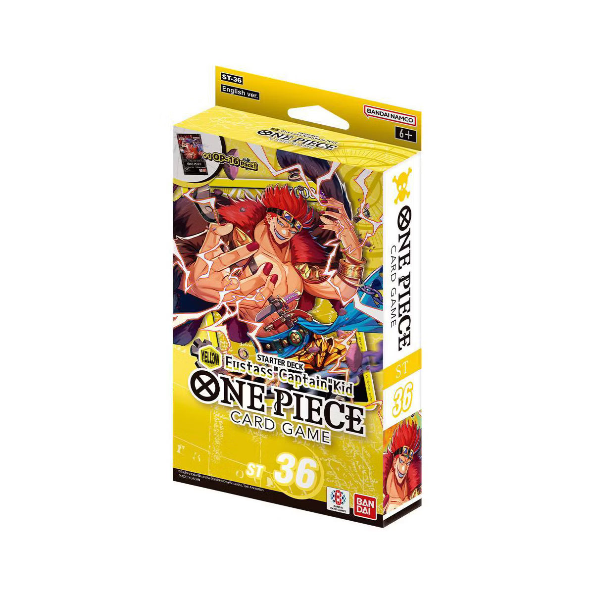 One Piece Card Game: Yellow Eustass"Captian"Kid Starter Deck 36