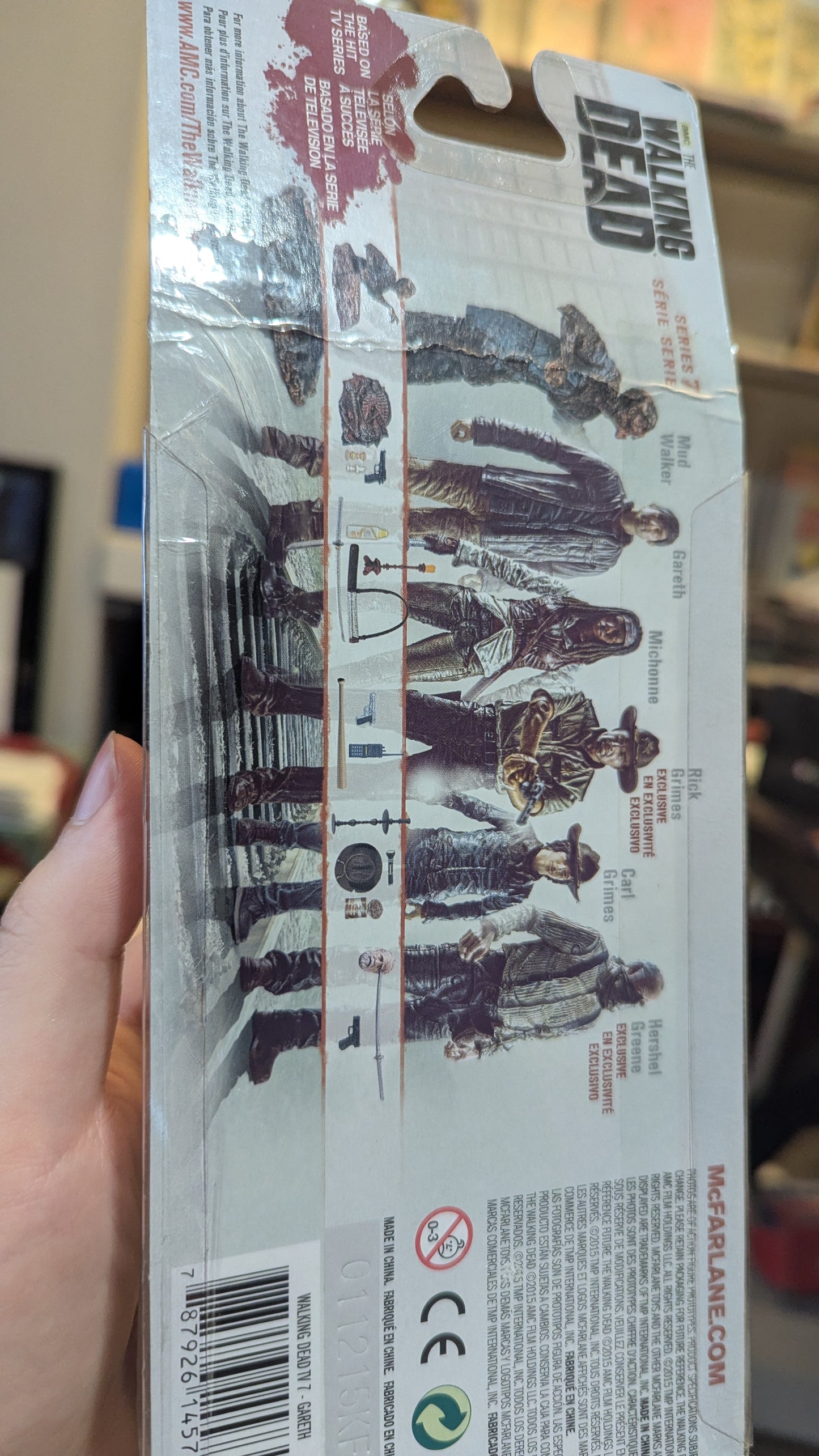 McFarlane Toys Series 7 AMC The Walking Dead Gareth 5" Action Figure 2015 NIP