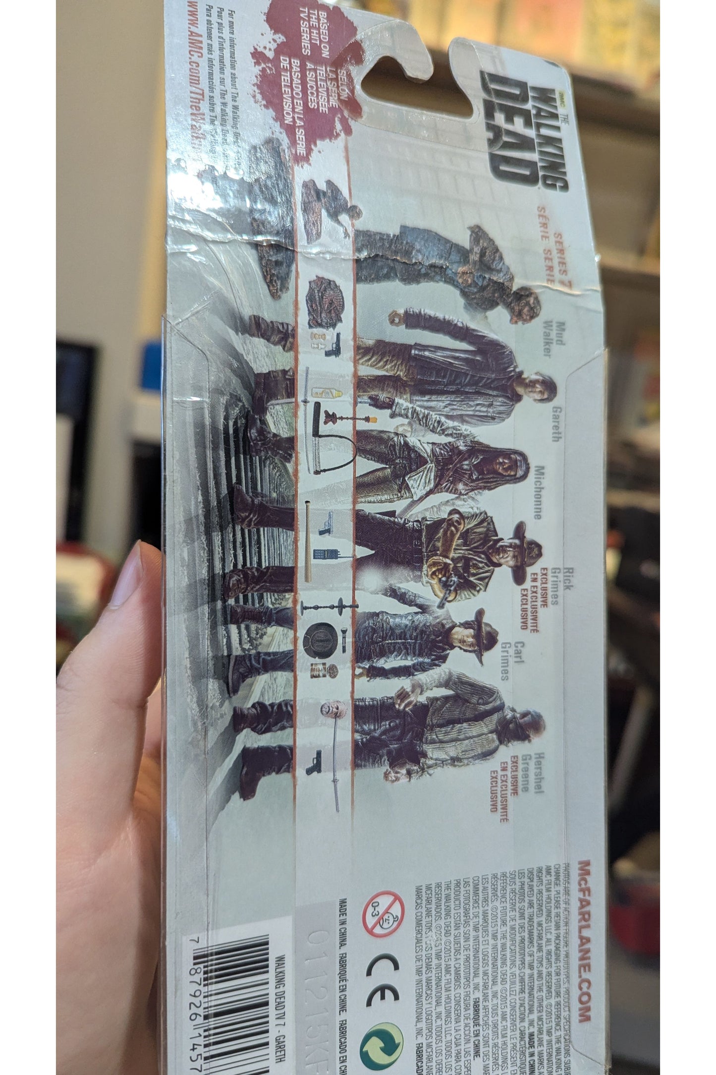 McFarlane Toys Series 7 AMC The Walking Dead Gareth 5" Action Figure 2015 NIP