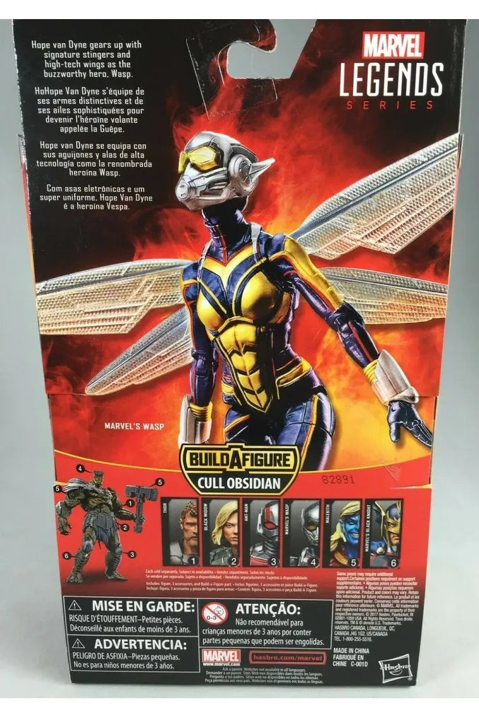 Marvel Legends Wasp Cull Obsidian Build A Figure
