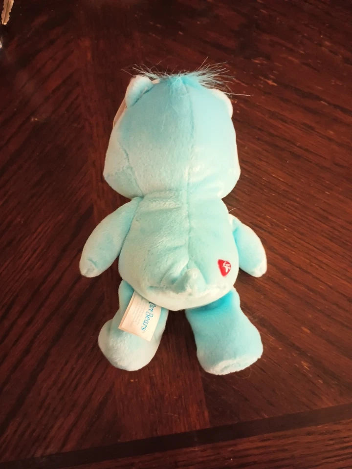 Care Bears Bedtime Sleepy Bear 8" Blue Moon Star 2003 (Vintage)