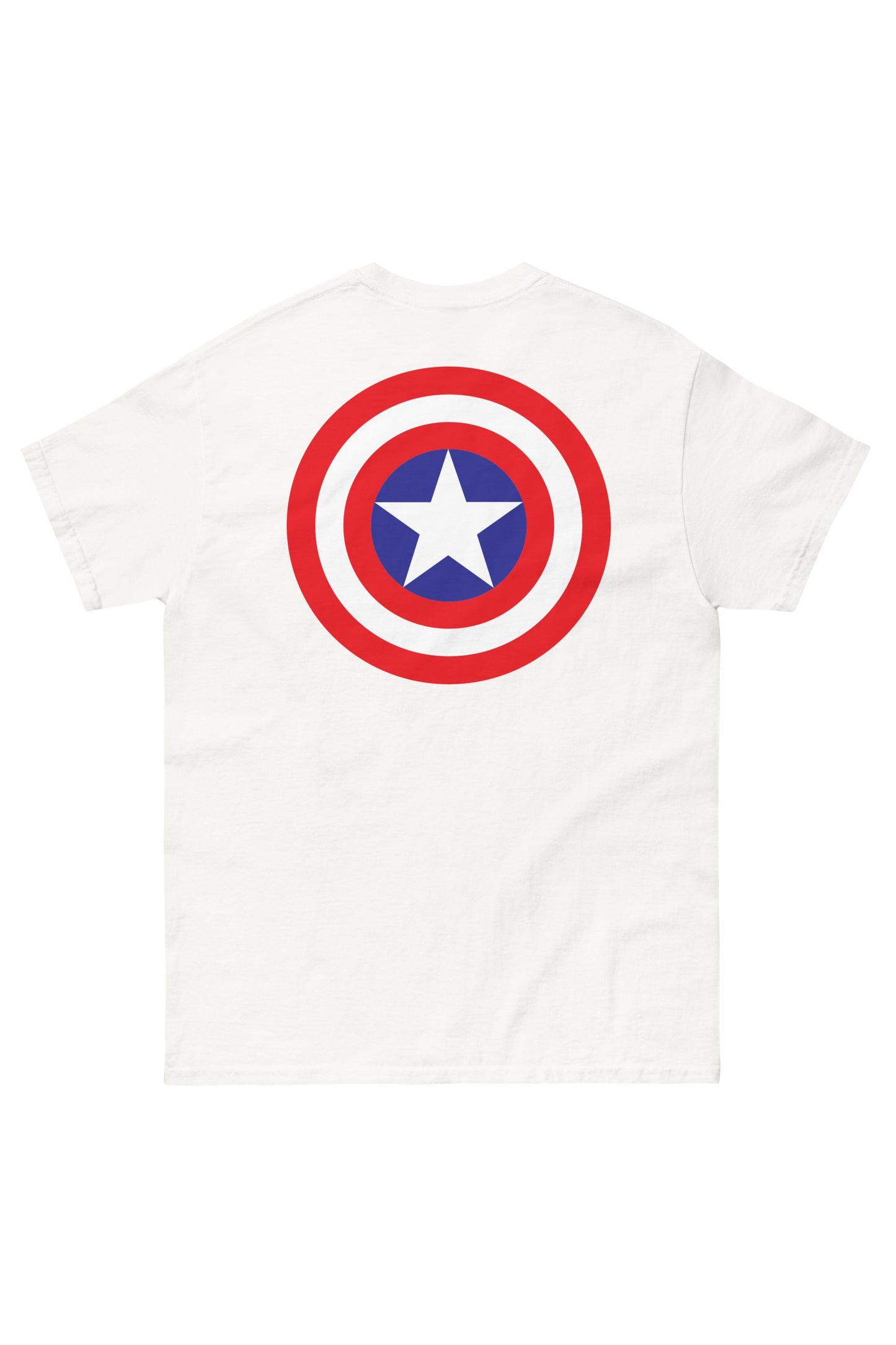 Classic T-Shirt Tee (Front and Back) - Approved by the Comics Code & Captain America