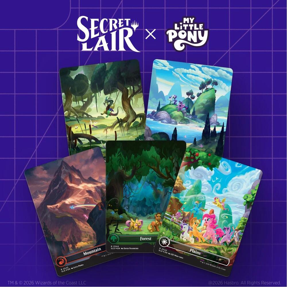 Magic: The Gathering Secret Lair - My Little Pony: Lands of Equestria