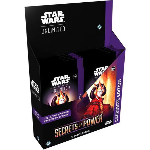 Star Wars Unlimited TCG Secrets of Power Carbonite Booster Box By Fantasy Flight Games