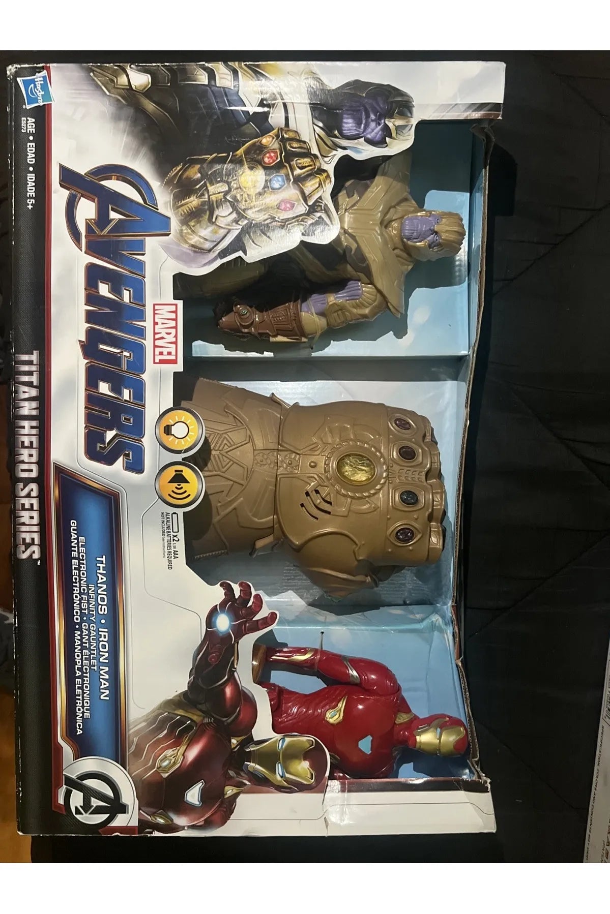AVENGERS TITAN HERO SERIES THANOS/IRON MAN/Infinity Gauntlet