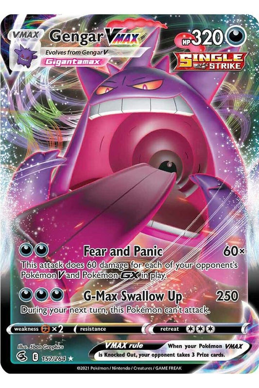 Gengar VMAX - SWSH08: Fusion Strike - Holofoil (SWSH08) (NM)