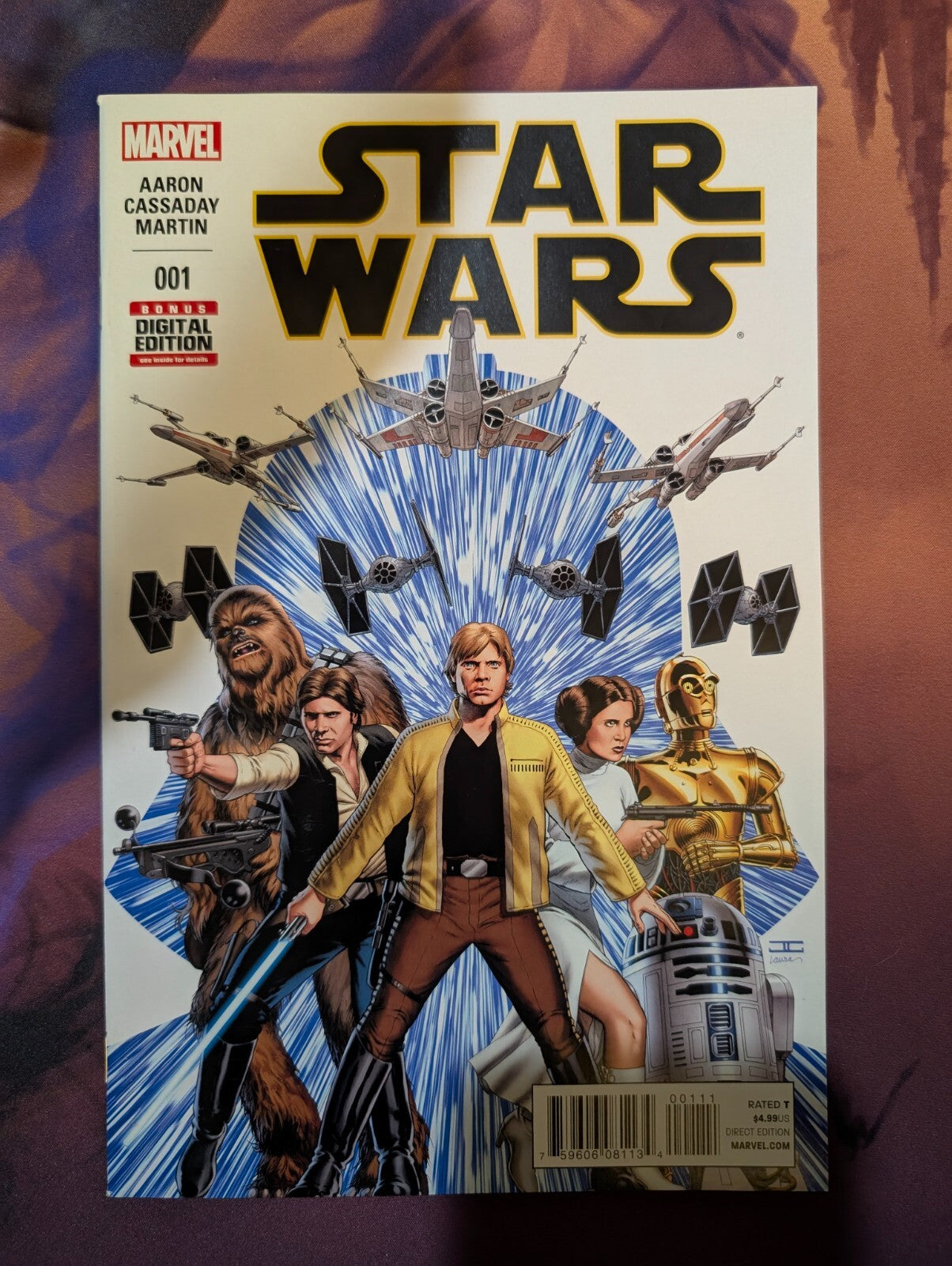 Set of 3 Star Wars #1 Cover A Plus 1:25 Variants