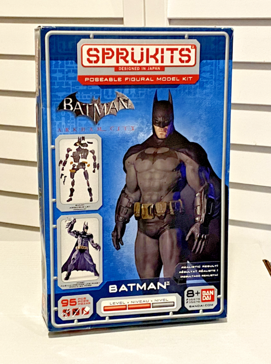 Sprukits Batman Arkham City Poseable 95 Pc Model Kit 5" Figure Bandai DC 35675