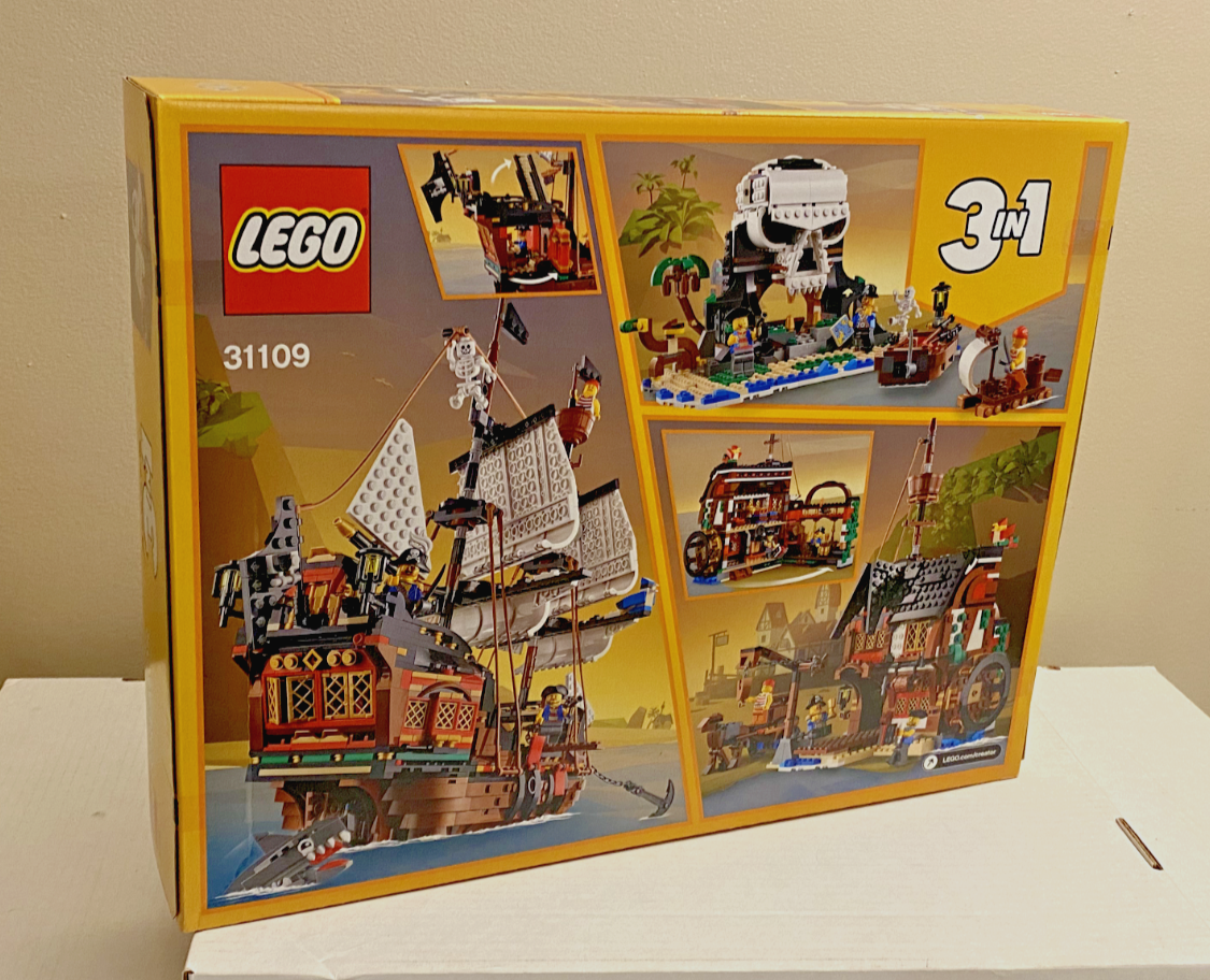 LEGO Creator 3-In-1 Pirate Ship Set 31109 CONVERTIBLE! FACTORY SEALED NIB