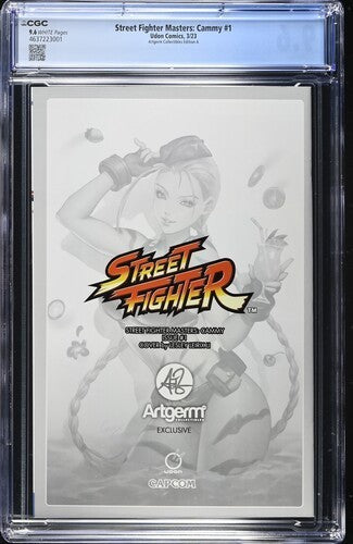 Street Fighter Masters: Cammy #1 Leirix Li Virgin Variant CGC 9.6 Artgerm Excl