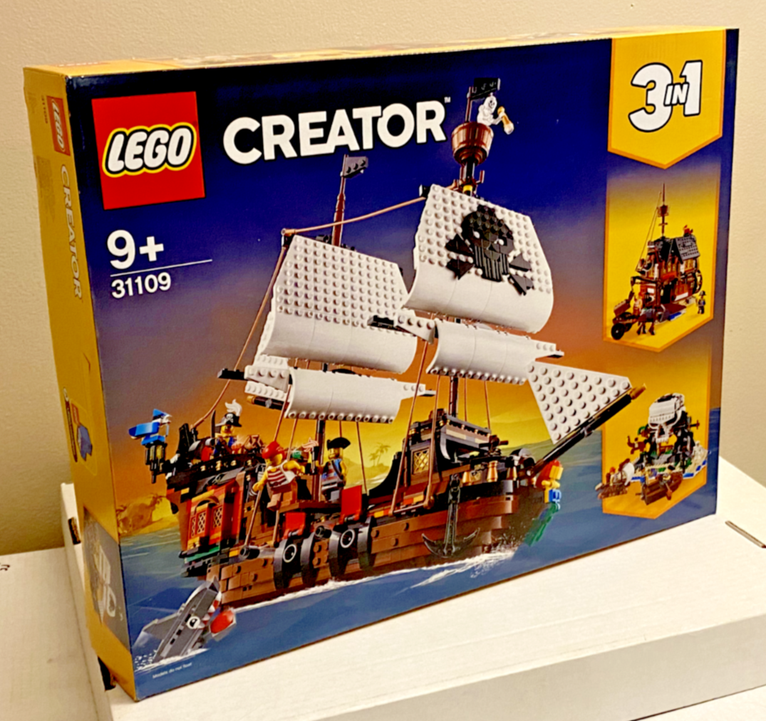 LEGO Creator 3-In-1 Pirate Ship Set 31109 CONVERTIBLE! FACTORY SEALED NIB