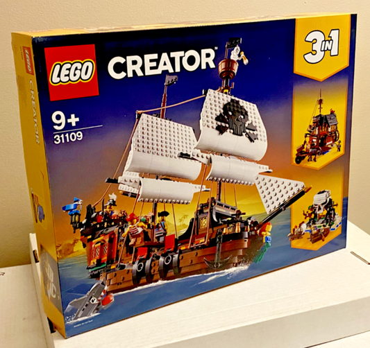 LEGO Creator 3-In-1 Pirate Ship Set 31109 CONVERTIBLE! FACTORY SEALED NIB