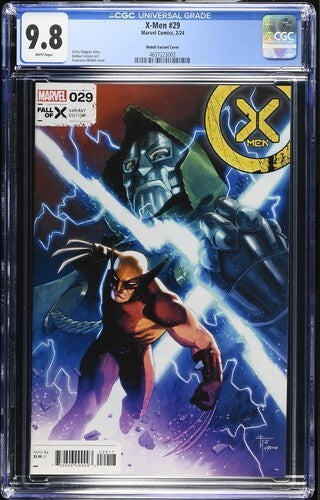 X-Men # 29 Francesco Mobili 1:25 Variant Cover CGC 9.8 Marvel 2023