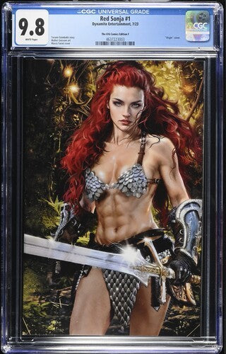 RED SONJA #1 MARCO TURINI Retailer EXCLUSIVE VIRGIN VARIANT 2023 CGC 9.8
