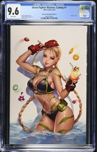 Street Fighter Masters: Cammy #1 Leirix Li Virgin Variant CGC 9.6 Artgerm Excl
