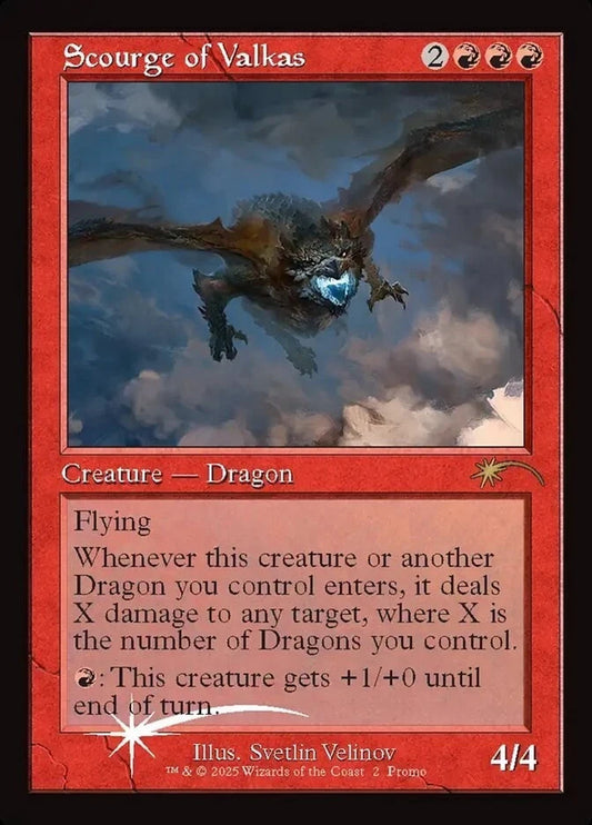 Scourge of Valkas (Retro Frame FOIL) Secret Lair Drop Series (SLD)(Near Mint NM)