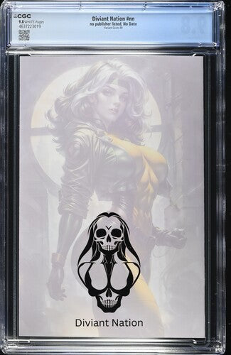 Deviant Diviant Nation Rogue Virgin Cover by Sam T. Sirhc CGC 9.8 1/1 Comic Book