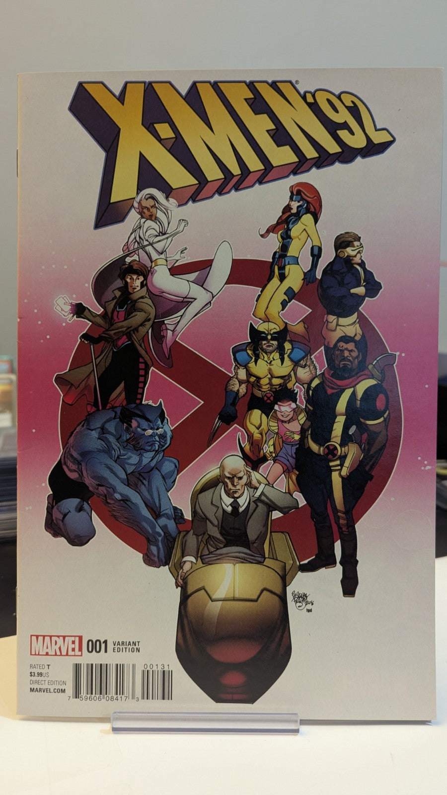MARVEL VARIANT EDITION X-MEN '92 001 1:25 retailer incentive