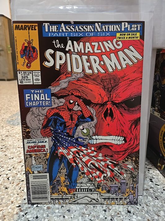 Amazing Spider-Man 325 Newsstand NM- Near Mint Minus 1989 Marvel