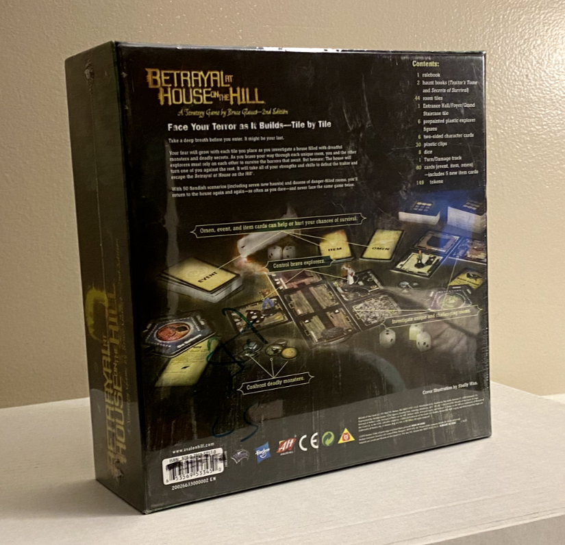 Betrayal at The House on The Hill - Second Edition - (Brand New Sealed) Horror