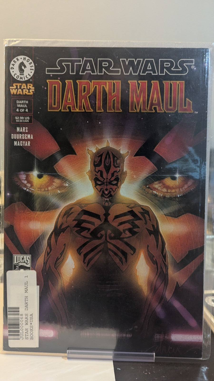 Star Wars Darth Maul comics lot #1A-4A + bonus #3B