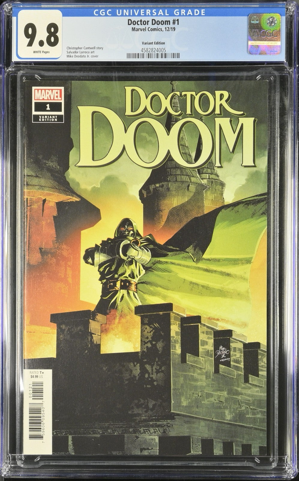 Doctor Doom #1B CGC 9.8 (2019) - Deodato Jr. Incentive Variant Edition 1:10