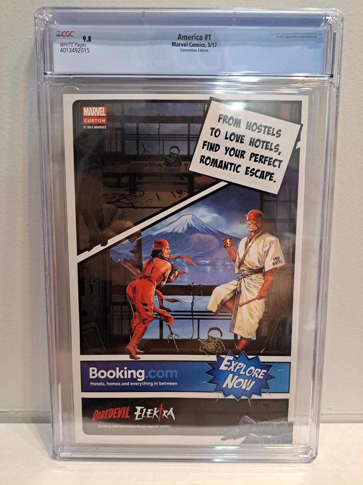 America 1 CGC 9.8 Variant Convention Edition Chavez Marvel Comics