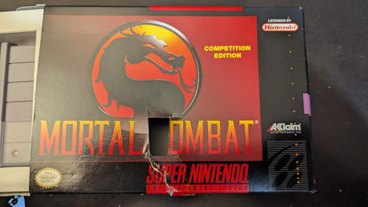 Mortal Kombat: Competition Edition SNES With Box