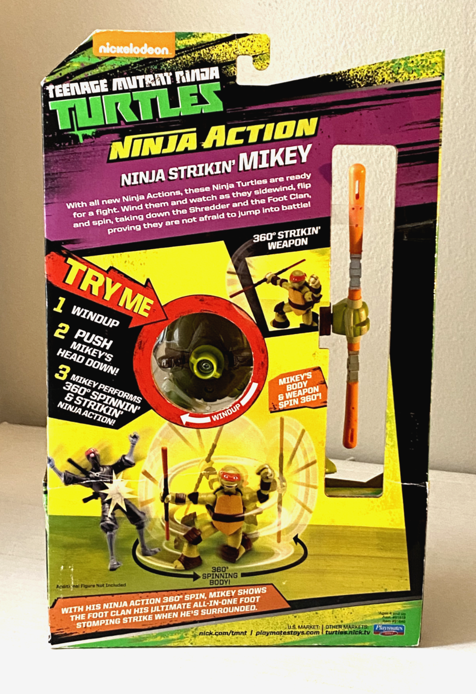 Nickelodeon Teenage Mutant Ninga Turtles Ninja Strikin Mikey