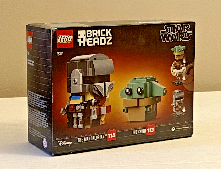 *RETIRED* Lego 75317 Star Wars The Mandalorian & The Child Brick Headz Set New