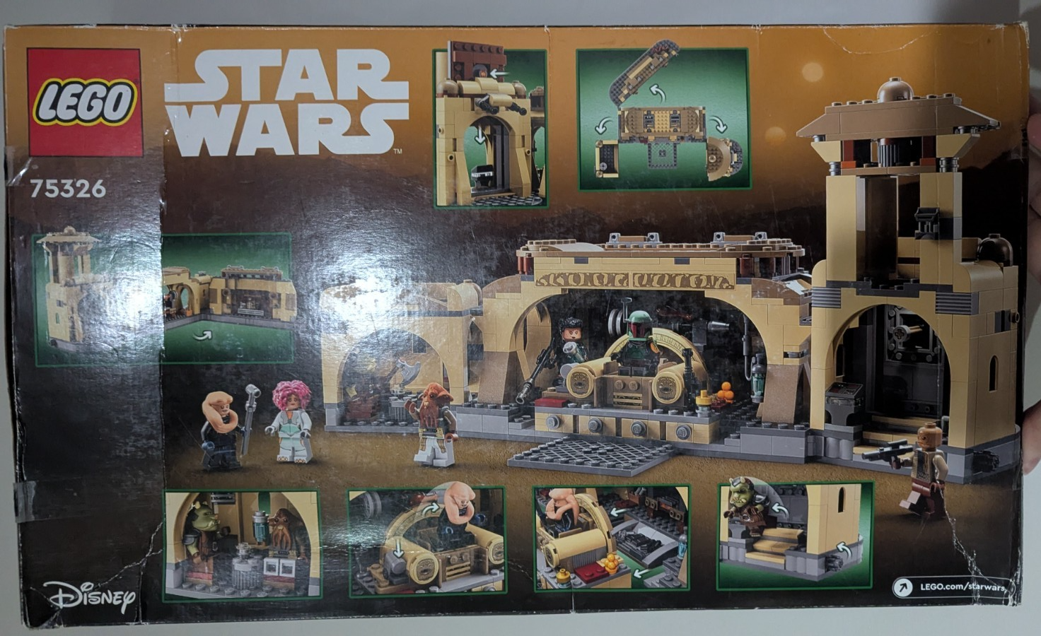 Lego Star Wars The Book of Boba Fett Set 75326 Boba Fett's Throne Room