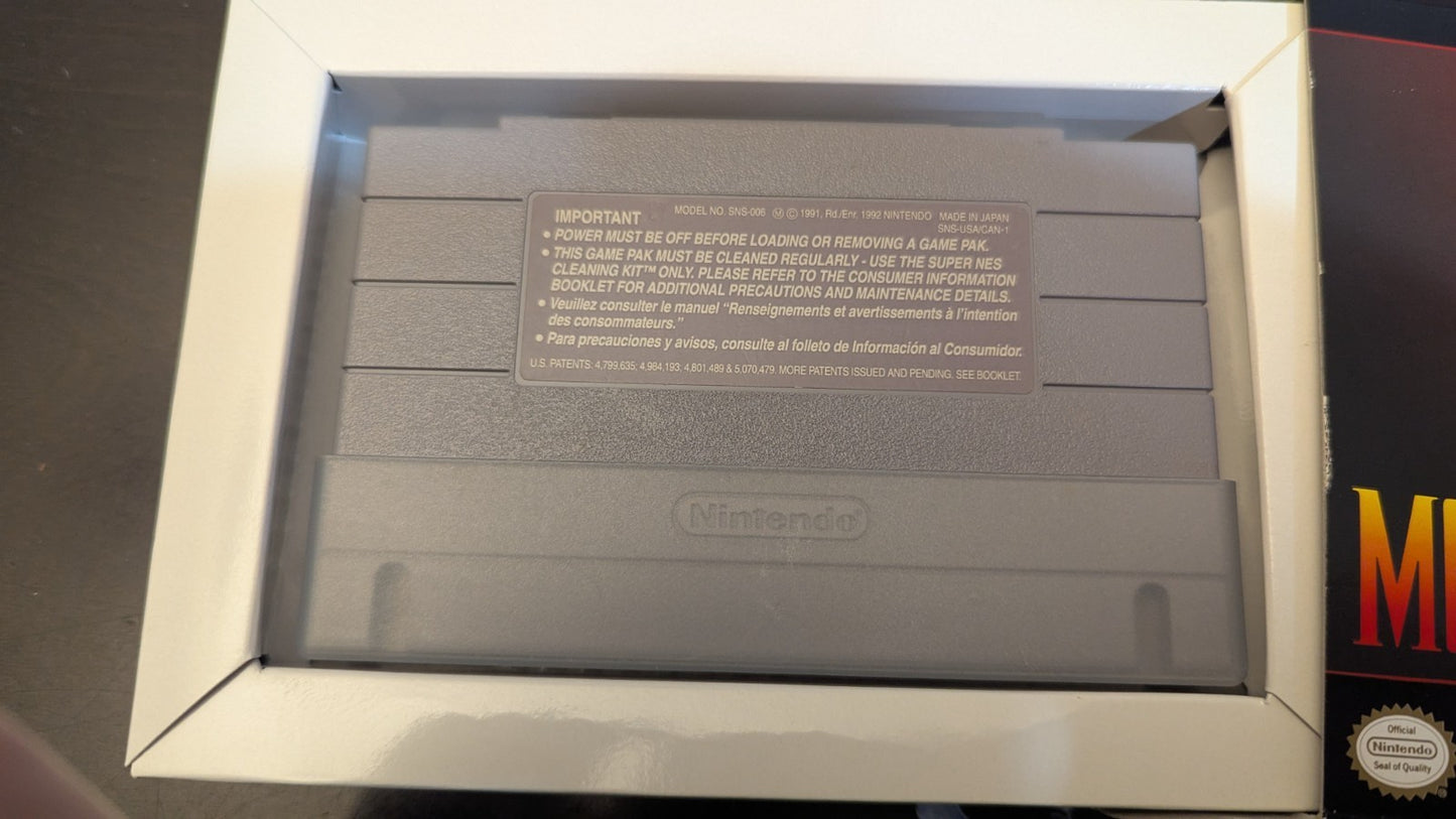 Mortal Kombat: Competition Edition SNES With Box