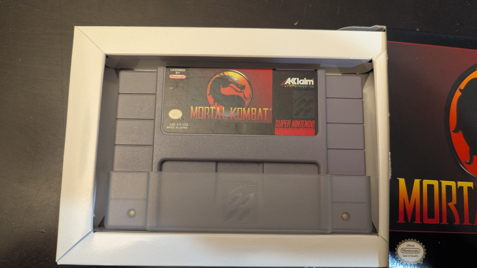 Mortal Kombat: Competition Edition SNES With Box