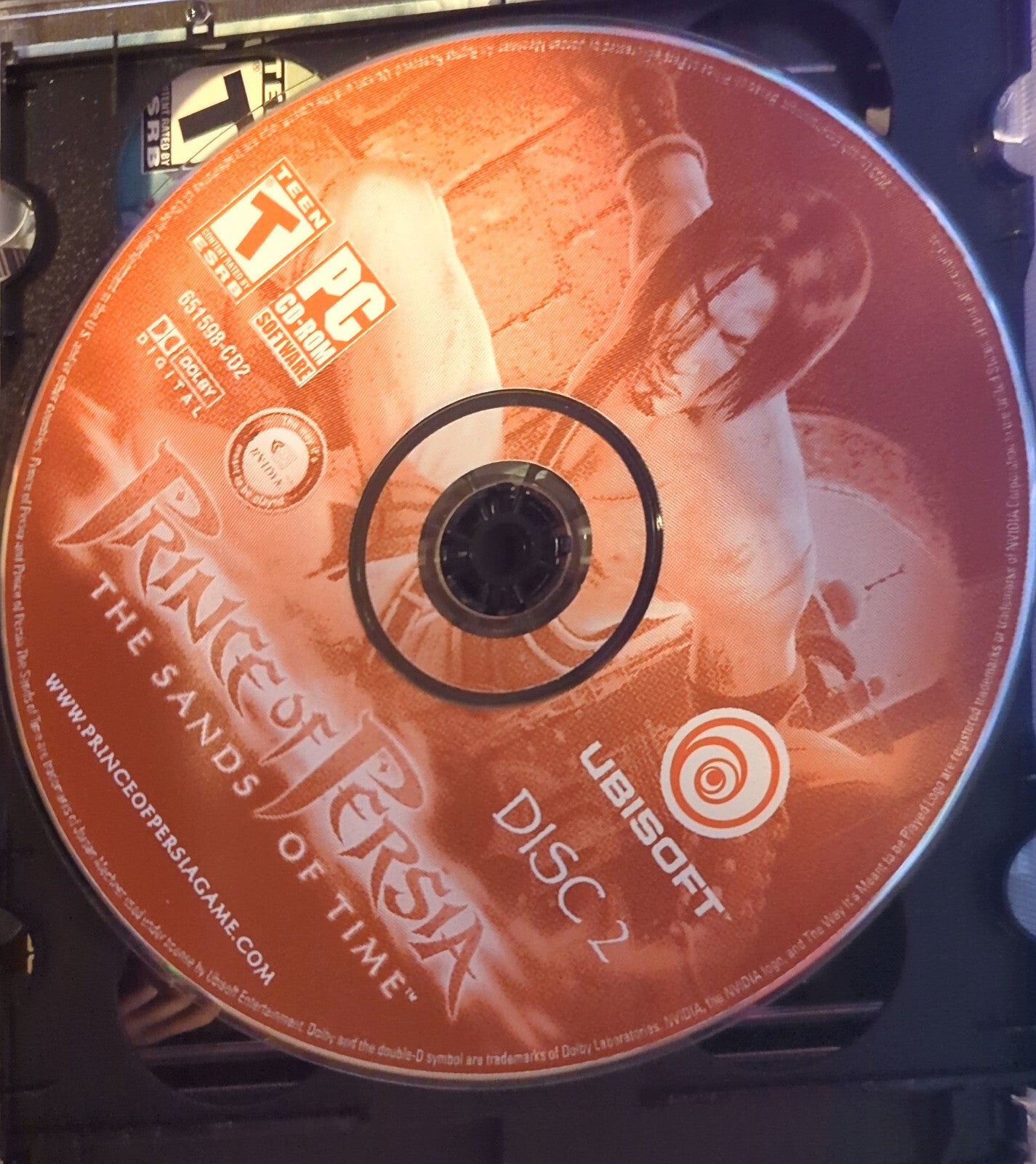 Prince Of Persia The Sands of Time PC - 2 Discs in great condition With Manuel