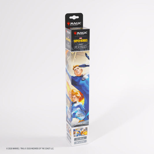 Magic: The Gathering Marvel Superheroes Shiny Playmat - The Fantastic Four - GameGenic Playmats