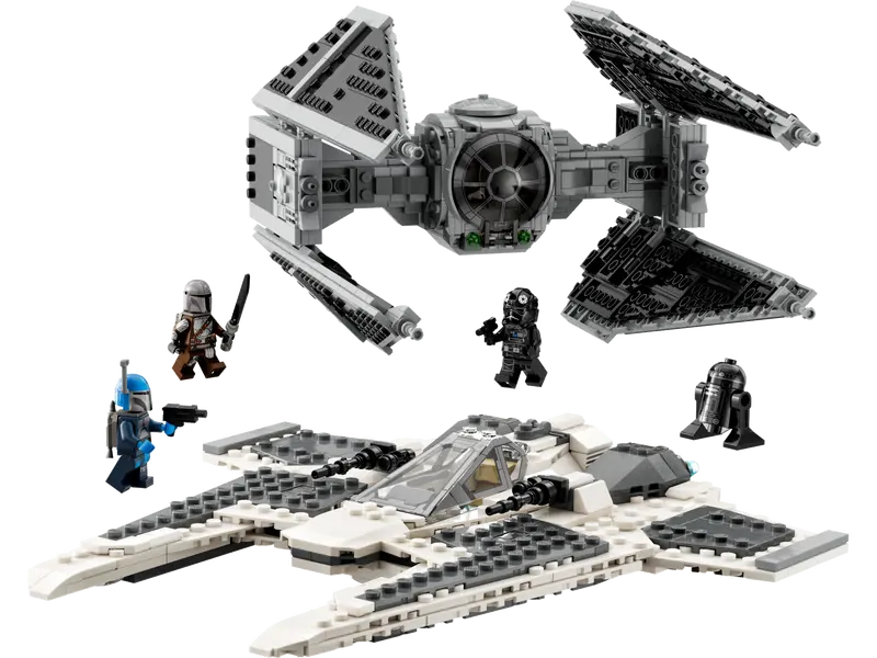 75348 LEGO Star Wars The Mandalorian Mandalorian Fang Fighter vs TIE Interceptor (Retired)