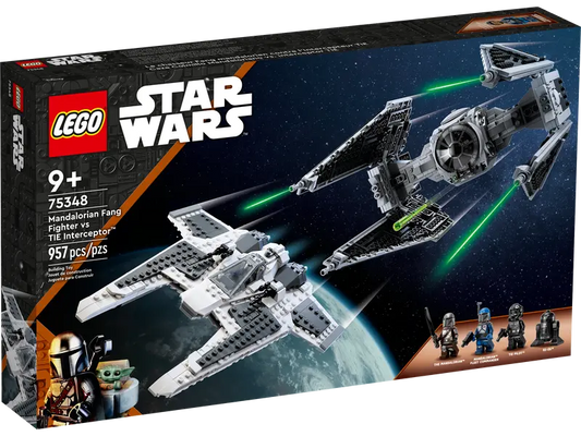 75348 LEGO Star Wars The Mandalorian Mandalorian Fang Fighter vs TIE Interceptor (Retired)