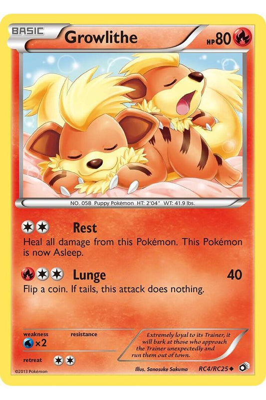 Growlithe - Legendary Treasures: Radiant Collection - Holofoil (LTR) (NM)