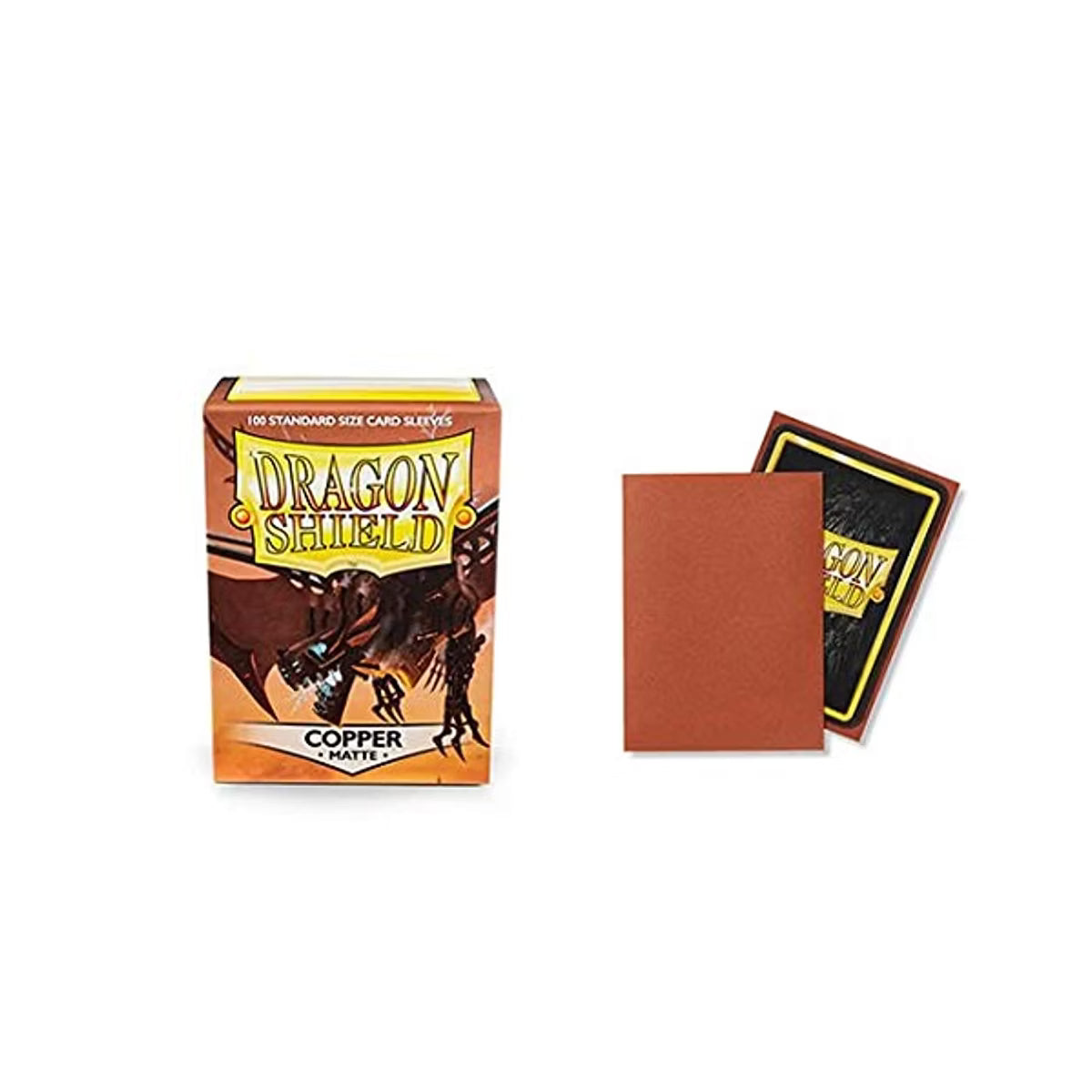 Dragon Shield Dual Matte Standard Sleeves - Copper (100-Pack)